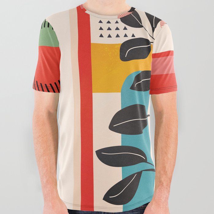 Tropical Geometry 6 All Over Graphic Tee