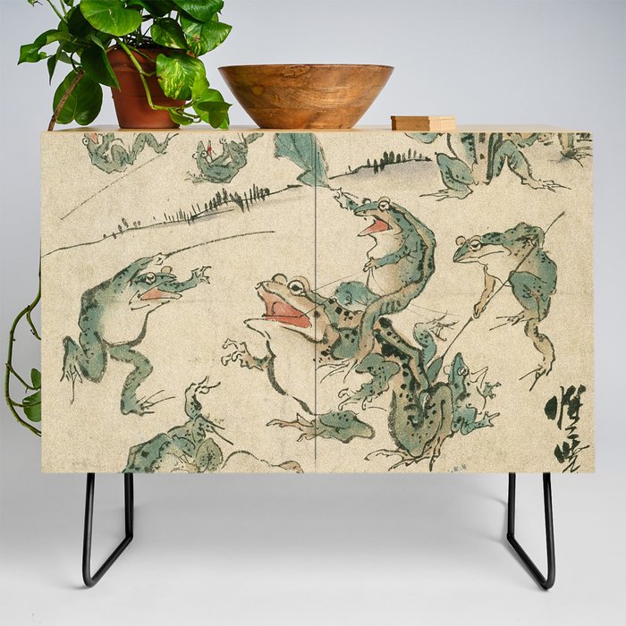 Battle of the Frogs Credenza