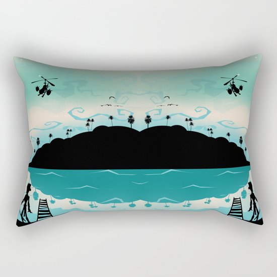 Island discovery Rectangular Pillow