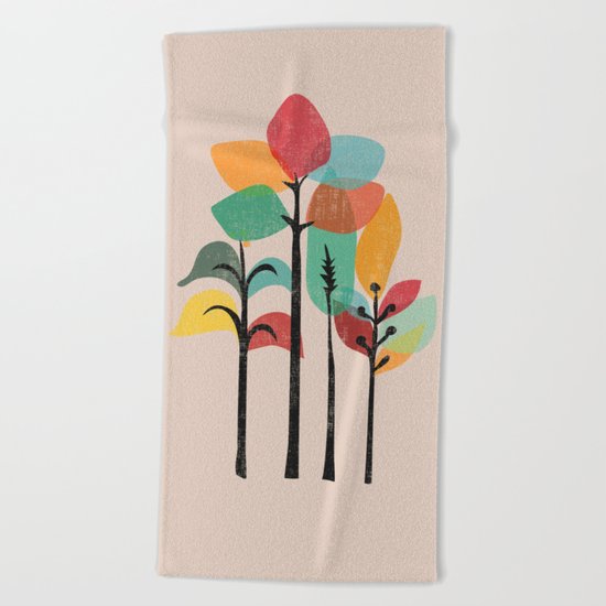 Tropical Groove Beach Towel