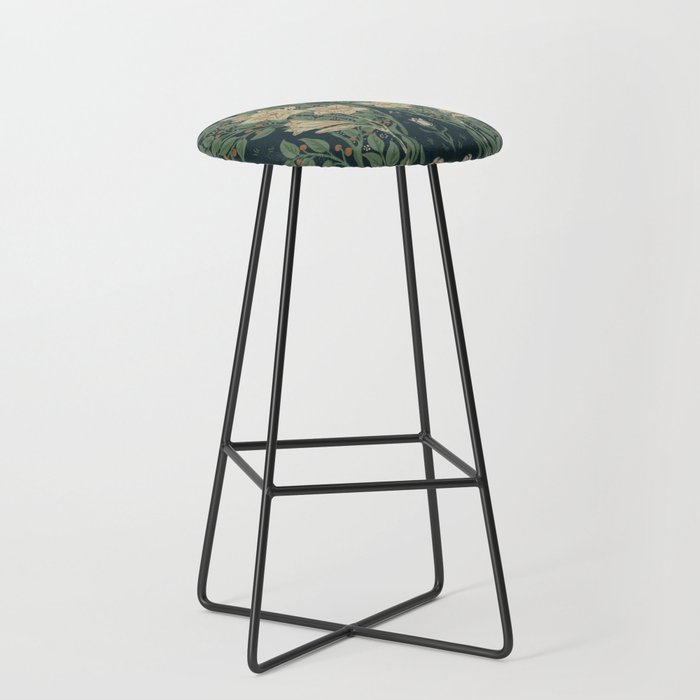 Francesca Floral by Walter Crane Bar Stool