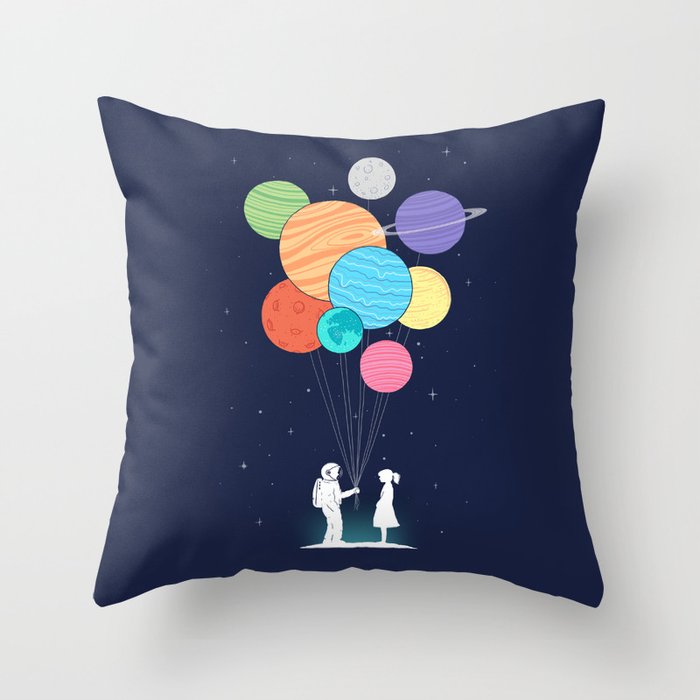 You are my universe Throw Pillow