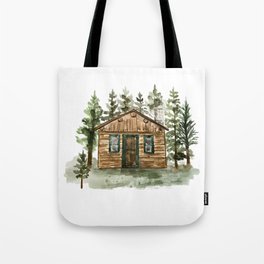 Cabin in the Woods Tote Bag