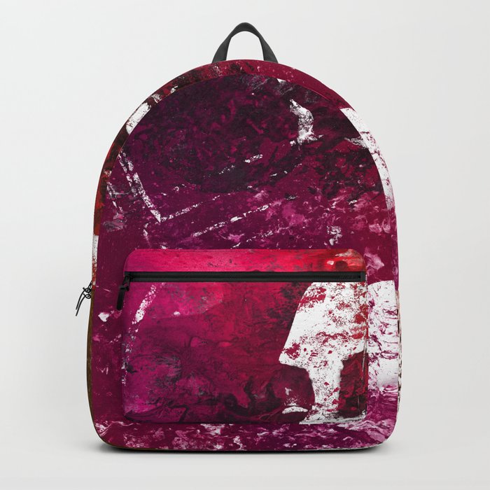 And Life Is Very Long I | woman shadow graffiti painting Backpack