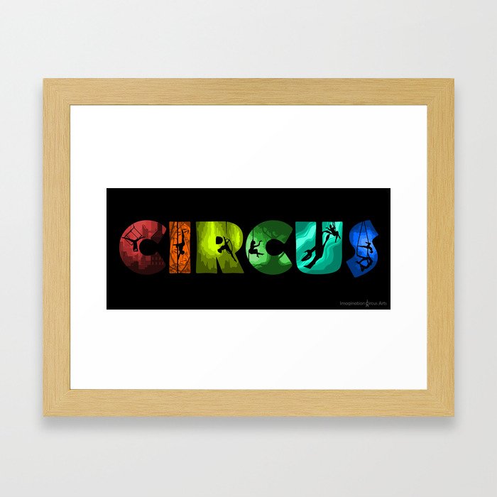  The Rainbow Circus Framed Art Print