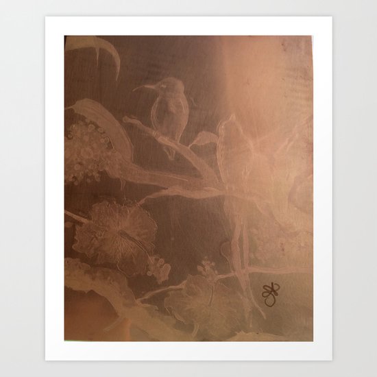 Hummingbird Heaven Art Print