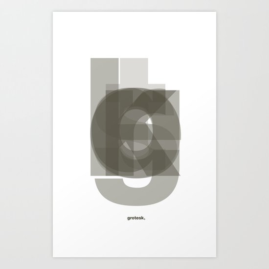 Die Neue Haas Grotesk (A-03) Art Print