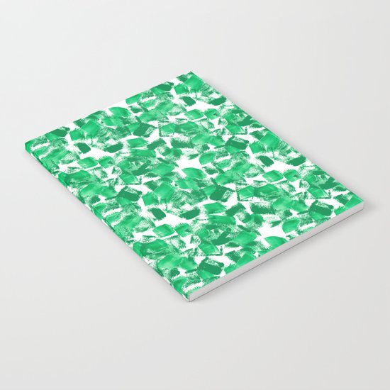 Mindi - painterly painting abstract minimal monochromatic bright boho modern brushstrokes art Notebook