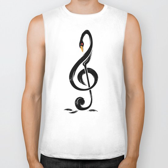 Black swan's melody Biker Tank