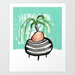Ponytail Palm Art Print