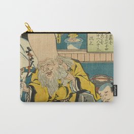 A long head Japanese person Ukiyo-e Carry-All Pouch | Oliental, Painting, Ukiuo E, China, Japan, Illustration, Asian, Vintage, Asia, Korea 