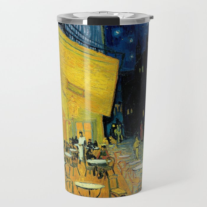 Van Gogh's Café Terrace at Night (High Resolution) Travel Mug