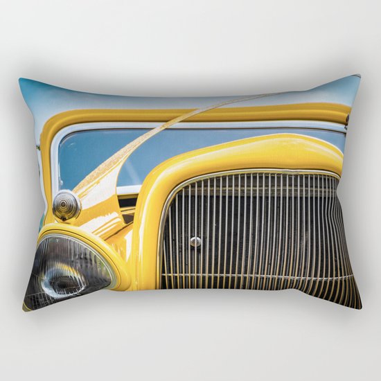 Yellow Truck Rectangular Pillow