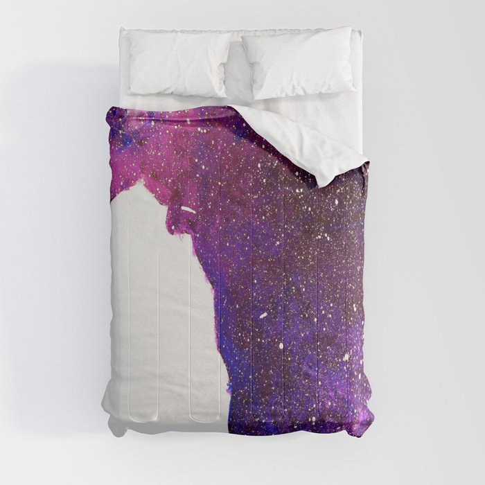 Galaxy Afro Comforter