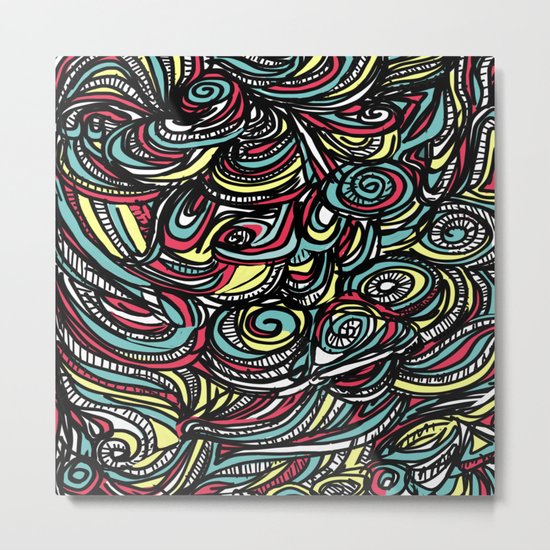 saps pattern - by Tori Metal Print