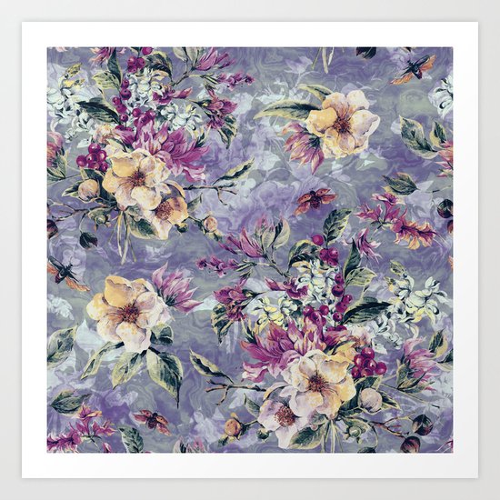Floral Ocean IV Art Print