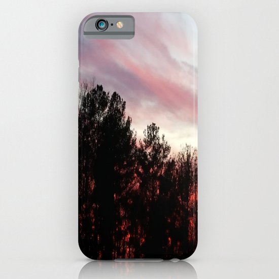 Blood red sunset iPhone & iPod Case