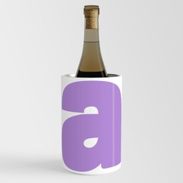 a (Lavender & White Letter) Wine Chiller