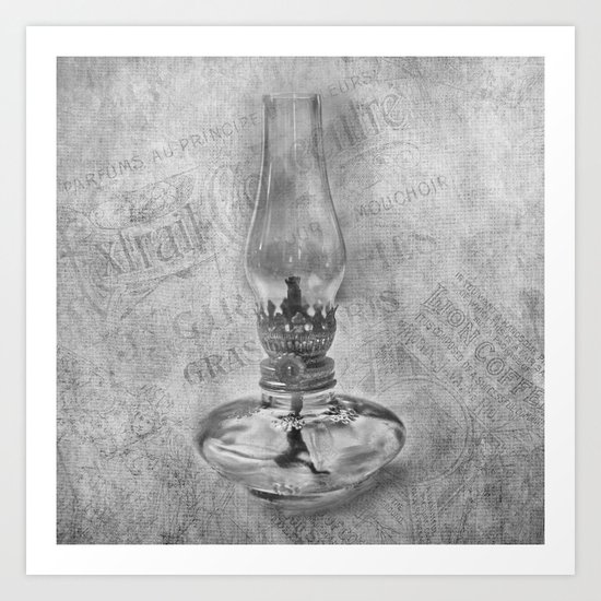 Still life - Kerosene Lamp Art Print