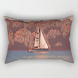 Sailing 5 Rectangular Pillow