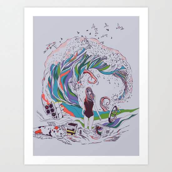 Ocean Myths Art Print
