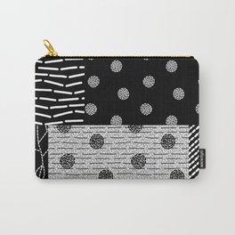 Stitch Decor Pattern Patchwork Carry-All Pouch