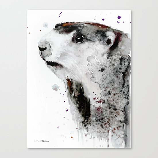 Marmot Canvas Print