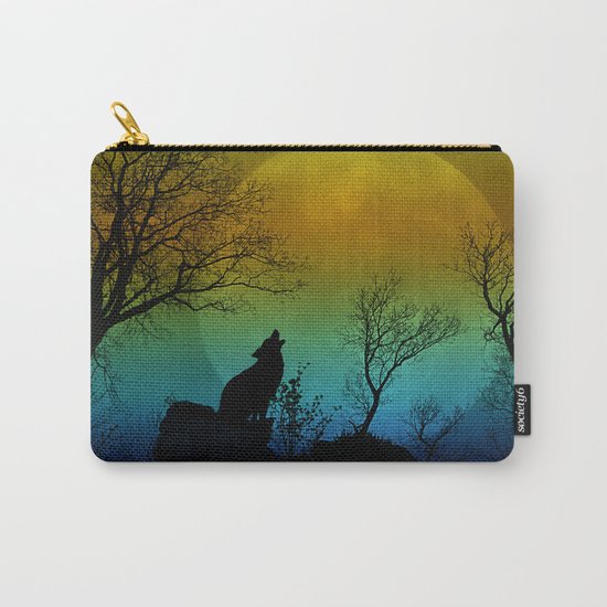 Howling wolf II Carry-All Pouch