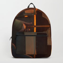 Glass blowing in the Glory Hole Backpack