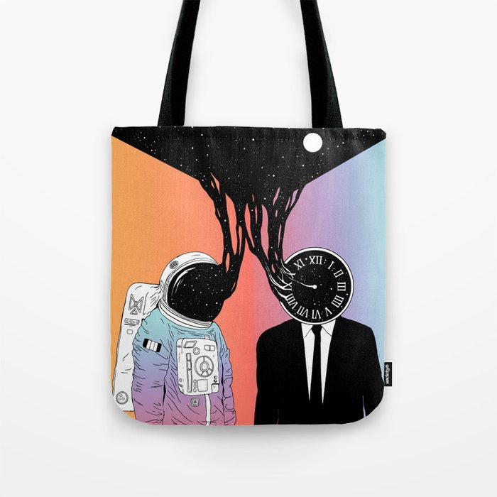 A Portrait of Space and Time ( A Study of Existence) Tote Bag