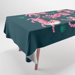 Night Race: Pink Tiger Edition Tablecloth