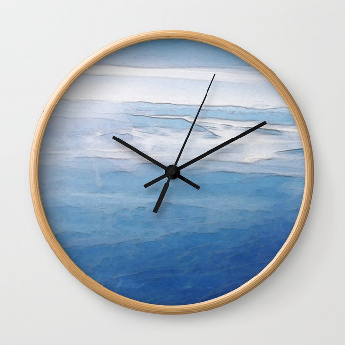 Hovering over the Alps Wall Clock