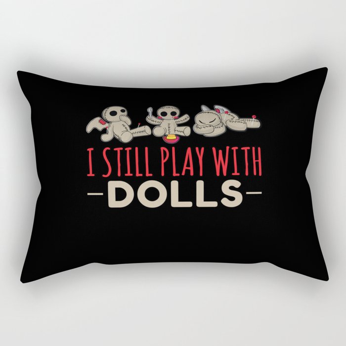 Play With Dolls Voodoo Doll Voodoo Rectangular Pillow