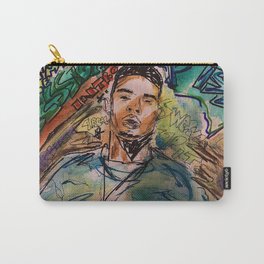 G herbo,poster,art,music,lyrics,decor,painting,small,canvas,rap,rapper,hiphop,ptsd,album,dope,street Carry-All Pouch