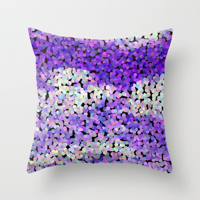 Purple Rain Throw Pillow