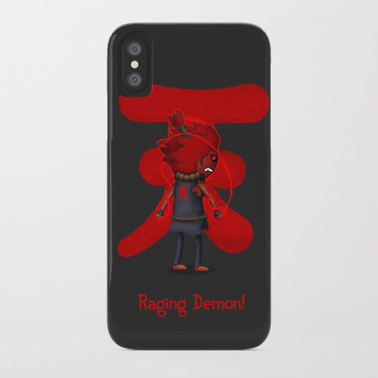 Raging Demon iPhone Case