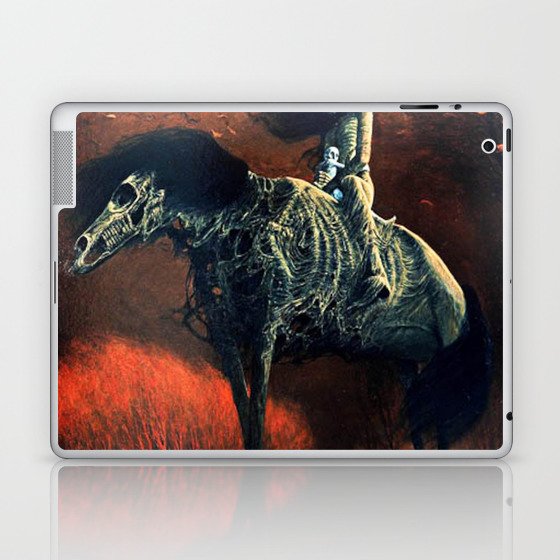 Untitled (Horse Rider), by Zdzisław Beksiński Laptop & iPad Skin
