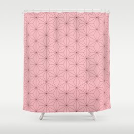 Nezuko Pattern Shower Curtain