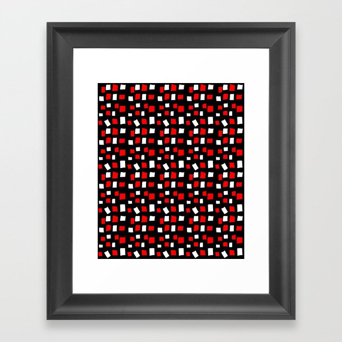 Rectangle And Abstraction 4 Mutlicolor Abstraction Abstract Fun Rectangle Square Rectangled Geometri Framed Art Print