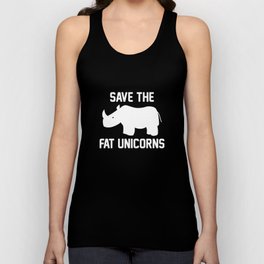 Save The Fat Unicorns Tank Top