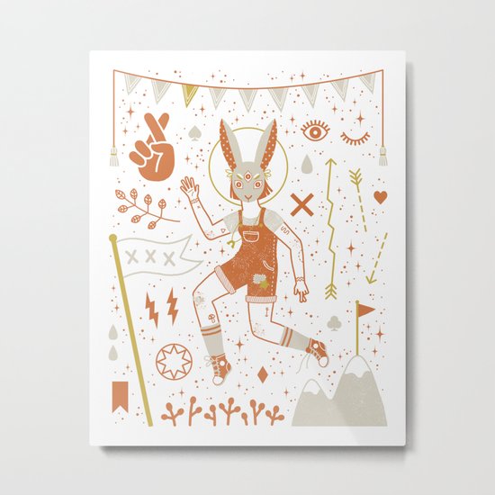 The Trickster Metal Print
