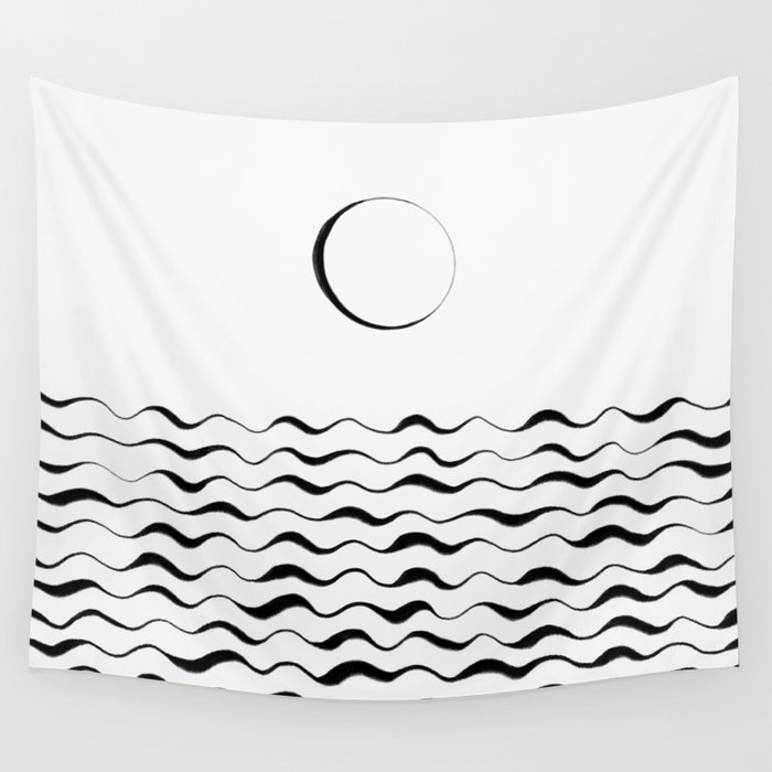 La Luna Landscape Orientation Wall Tapestry by Alisa Galitsyna Society6