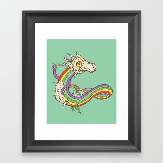 At the end of a rainbow Framed Art Print