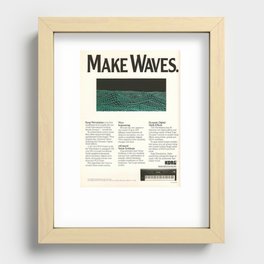 Waves Recessed Framed Print