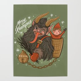 Merry Krampus Poster