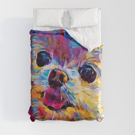 Pomeranian 3 Duvet Cover