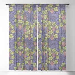 William Morris "Vine" 1 Sheer Curtain