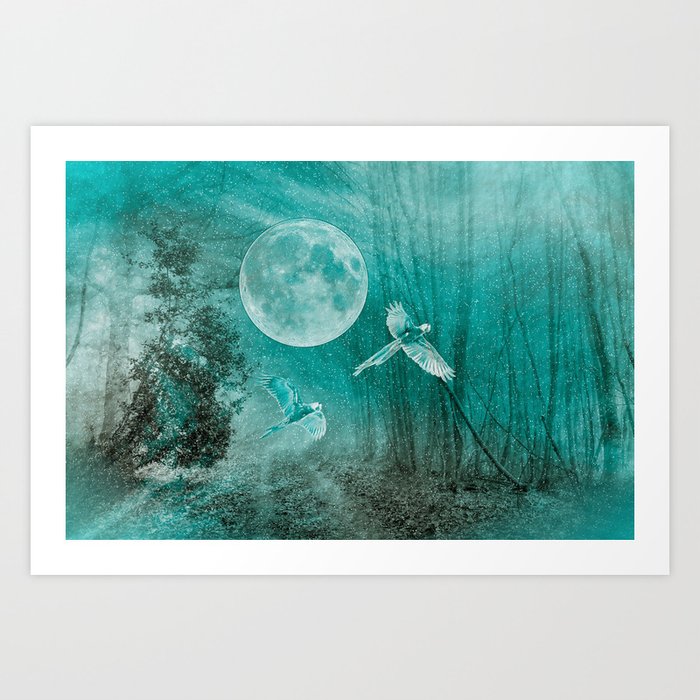 FOREST DREAMING Art Print