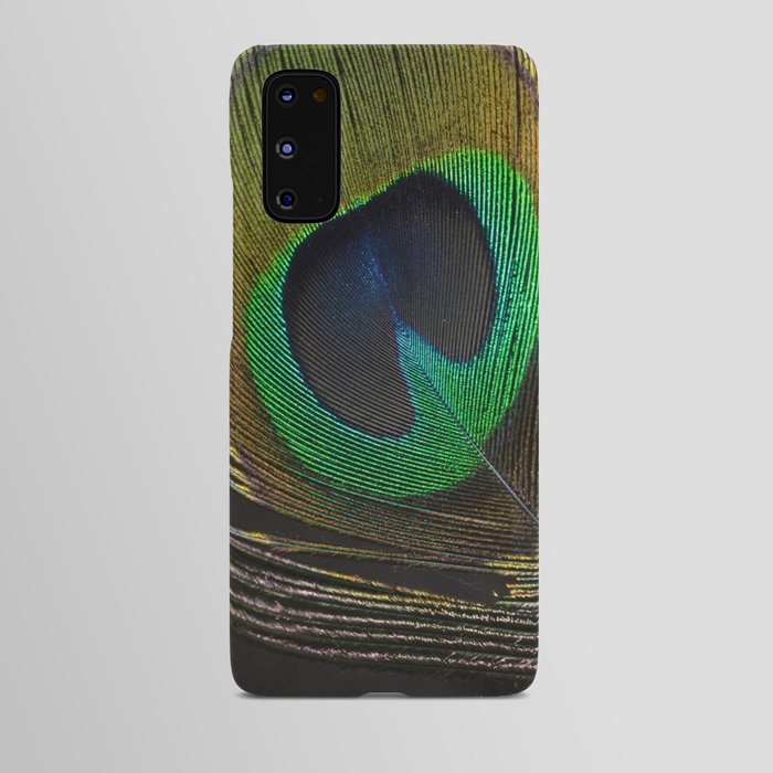 peacock feathers Android Case