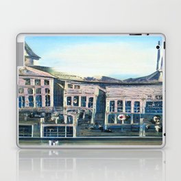 Old Town Harbor - Abstract Laptop Skin
